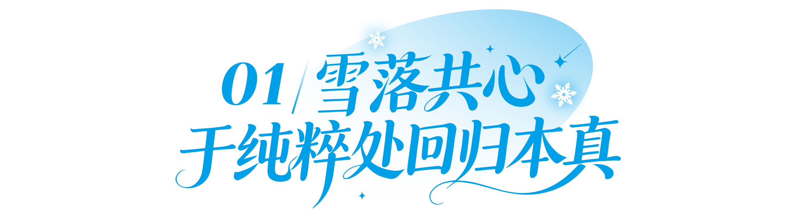 01 雪落共心,于纯粹处回归本真